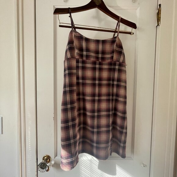 Aeropostale Plaid Scoop-Neck Slim Dress Size Small - Picture 10 of 10